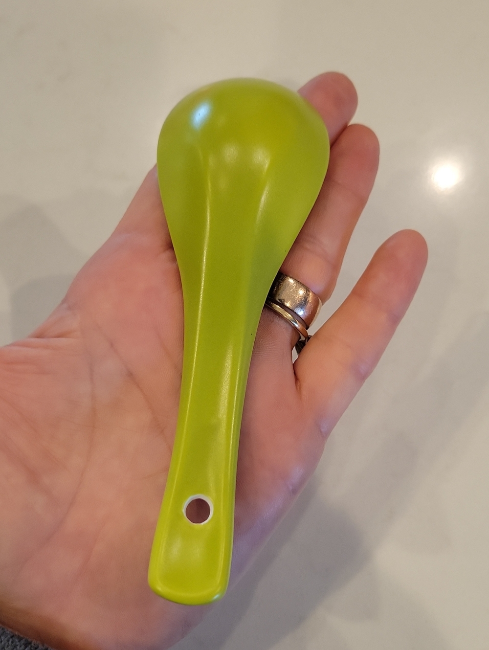 Le Creuset Green Serving Spoon - Picture 4 of 4